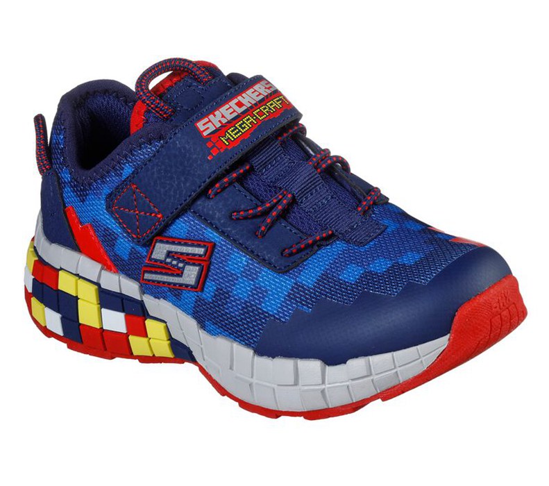 Skechers Mega-Craft - Boys Sneakers Navy/Red [AU-OQ7884]